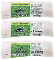 Redbarn Chicken & Apple Flavor Naturals Filled Bone Dog Chew Large