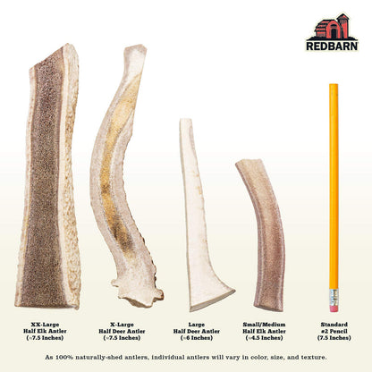 Redbarn Half Deer Antler Large for Dogs