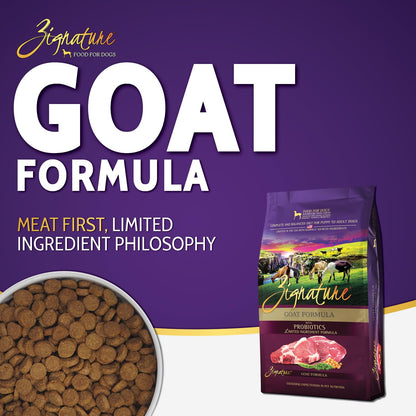 Zignature Goat Limited Ingredient Formula Dry Dog Food 4lb