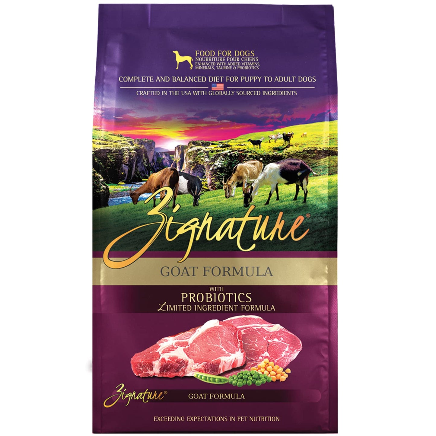 Zignature Goat Limited Ingredient Formula Dry Dog Food 4lb