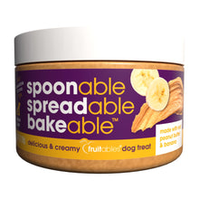Fruitables Spreads – Spreadable Dog Treat – Bakeable Dog Treat – Real Peanut Butter and Baa – Human-Grade 100% Natural Ingredients – Great for All Dogs – 7 Ounces