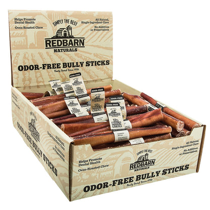 Redbarn Odor Free 7" Bully Sticks for Dogs