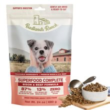 Superfood Complete, Air-Dried Adult Dog Food - High Protein, Zero Fillers, Superfood Nutrition by Katherine Heigl (24 oz, Beef & Bison Formula)