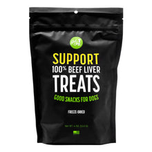 Get Joy Freeze Dried Superfood 100% Beef Liver Dog Treats, 4 Ounce Bag, Single Ingredient Organ Meat, High Protein, Vision, Skin & Coat Health, Muscle Repair, Grain Free, Gluten Free, Made in USA