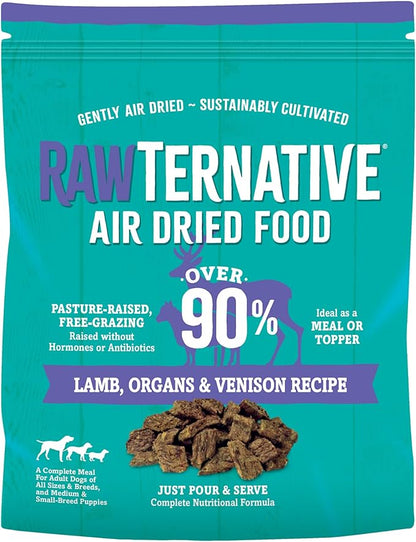 Rawternative air dried food lamb, organs and venison 5lb