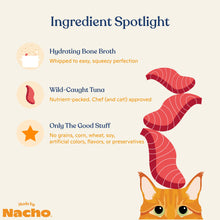 Made by Nacho Lickable Cat Treats Mousse Tubes 12 Count with Bone Broth Tuna Recipe (.5 oz) No Grains, Corn, Wheat or Soy