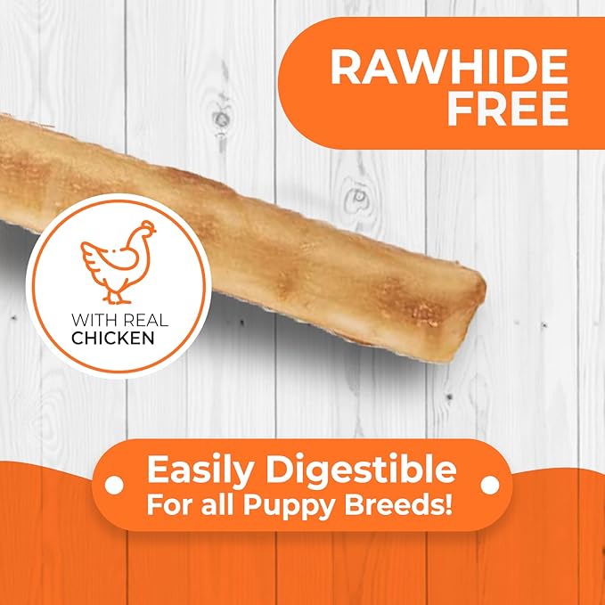 Canine naturals puppy hide free chicken recipe sticks