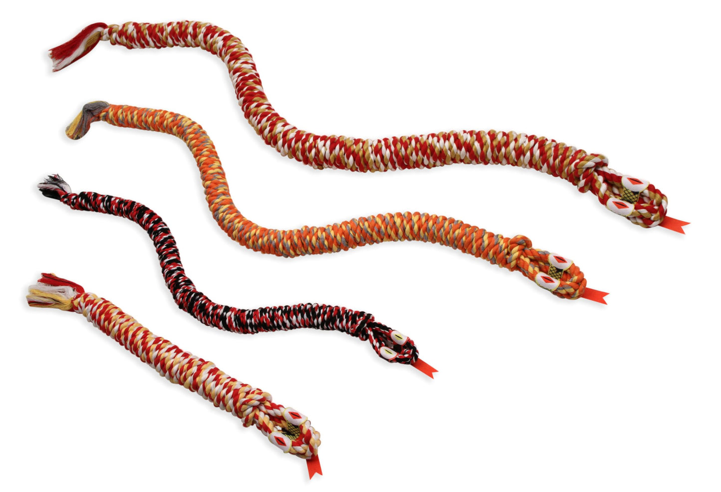 Mammoth 34-Inch Snakebiter Rope Tug, Medium, Assorted