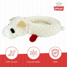 Multipet Lamb Chop Bed for Dogs, white, 27.0"L x 18.5"W x 5.5"Th