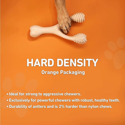 BetterBone Hard Beef Dog Toy, Natural, Small