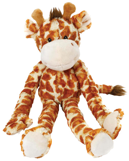 Multipet Swingin Safari Giraffe Dog Plush Toy - Squeaky Dog Toy for All Dogs - Extra Soft Plush Dog Toy - Stuffed Animal Dog Toy for Cuddling & Playing - Cute Dog Pet Toy (19", 5 Squeakers)