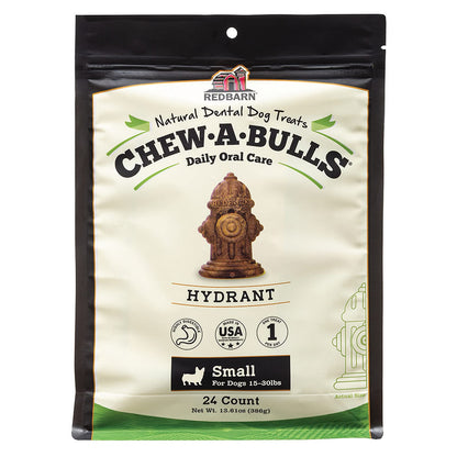 Redbarn Chew-A-Bulls (Size: Small, Shape: Hydrant, 24-Count (Pack of 1))
