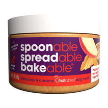 Fruitables Spreads – Spreadable Dog Treat – Bakeable Dog Treat – Real Apple & Pumpkin – Human-Grade 100% Natural Ingredients – Great for All Dogs – 7 Ounces