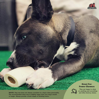 Redbarn Filled Dog Bones, Natural Long-Lasting Dental Treats; Suitable for Aggressive Chewers, Small (3") - 10 Bones (Cheese N' Bacon)