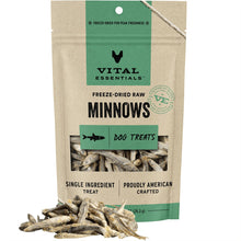 Vital Essentials Freeze Dried Raw Single Ingredient Dog Treats, Minnows, 1 oz | Premium Quality High Protein Training Treats | Grain Free, Gluten Free, Filler Free