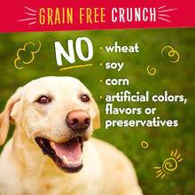 Charlee Bear Original Crunch with Liver Dog Treats, 6 oz - Made in the USA Natural Training Treats for Dogs