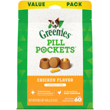 Greenies Pill Pockets Large Size Soft Dog Treats for Capsules, Chicken Flavor, Made With Natural Ingredients Plus Minerals & Trace Nutrients, 15.8 oz. (60 Count, Pack of 1