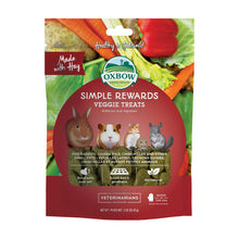 Oxbow Simple Rewards Veggie and Hay Blend Treats for Rabbits, Guinea Pigs, Chinchillas, and Small Pets 3 Ounce (Pack of 1)
