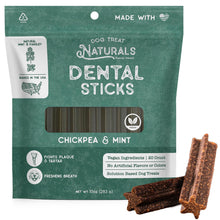 Dental Chew Sticks | Helps Clean Teeth and Easy to Digest Dog Treats | Dog Breath Freshener | Made with Chickpea & Mint| Made in USA (20 Sticks)