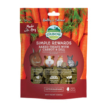 Oxbow Simple Rewards Baked Treats with Carrot, Dill, and Hay for Rabbits, Guinea Pigs, Chinchillas, and Small Pets, 3 Ounce (Pack of 1)