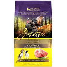 Zignature Turkey Limited Ingredient Formula Small Bites Dry Dog Food 4lb
