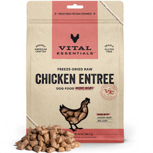 Vital Essentials Freeze Dried Raw Dog Food, Chicken Mini Nibs Entree, 14 oz