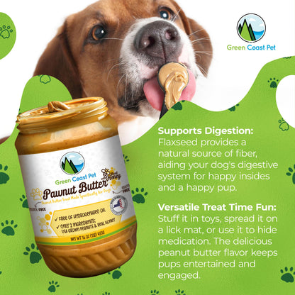Pawnut Butter with Honey | Xylitol-Free | Made in USA | 16 oz Jar