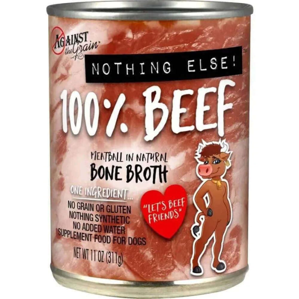 Against The Grain Nothing Else Grain Free One Ingredient 100% Beef Canned Dog Food - 077627802010