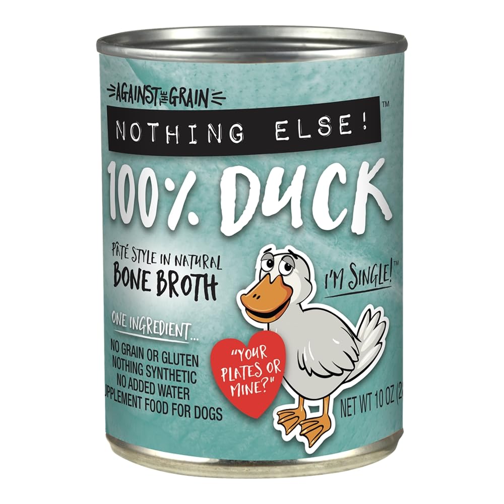 Against The Grain Nothing Else Grain Free One Ingredient 100% Duck Canned Dog Food - 077627802034