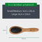 Alcott Bamboo Groom Oval Pin Brush For Pets - Pins Small/Medium - 047181167900