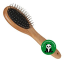 Alcott Bamboo Groom Oval Pin Brush For Pets - Pins Small/Medium - 047181167900