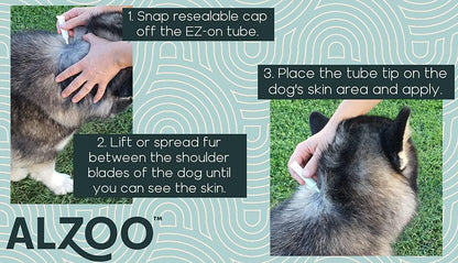 Alzoo flea and tick squeeze on for dogs