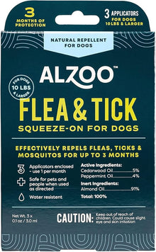 Alzoo flea and tick squeeze on for dogs