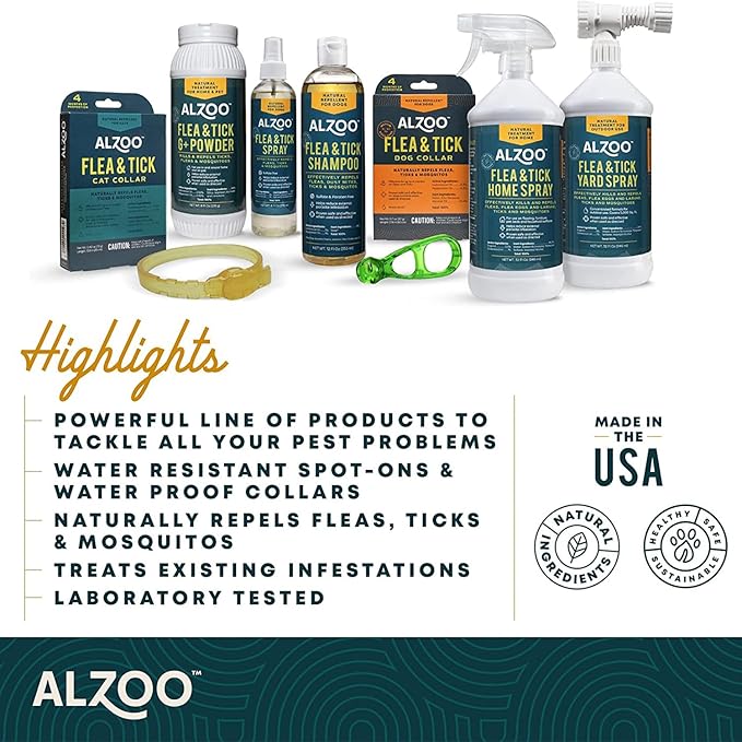 Alzoo flea and tick squeeze on for dogs