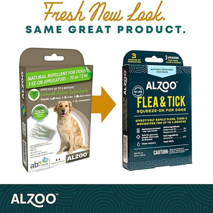 Alzoo flea and tick squeeze on for dogs