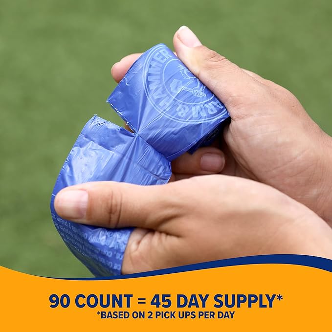 Arm and hammer waste bags with odor control