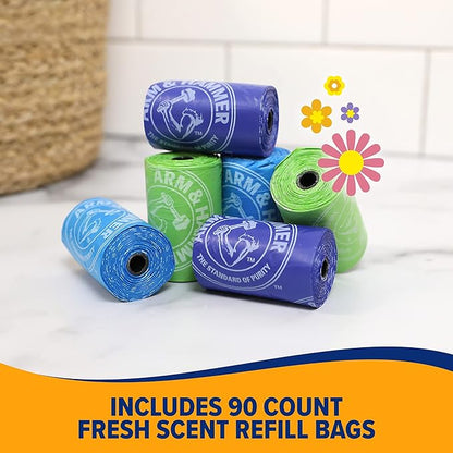 Arm and hammer waste bags with odor control