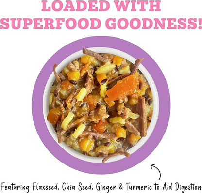 Awesome belly easy digestion beef, white rice and pumpkin recipe with turmeric and ginger