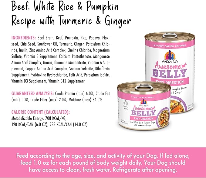 Awesome belly easy digestion beef, white rice and pumpkin recipe with turmeric and ginger