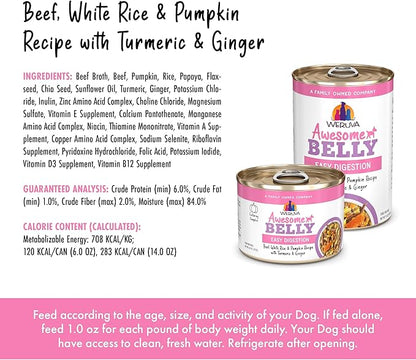 Awesome belly easy digestion beef, white rice and pumpkin recipe with turmeric and ginger