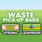 Bags On Board Dog Poop Bags - Blue Bags - Strong Leak Proof Dog Waste Bags - 9 x14 Inch - waste bag - 632039400423