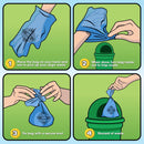 Bags On Board Dog Poop Bags - Strong Leak Proof Dog Waste Bags - 315 Blue Bags - 9 x14 Inches, - waste bag - 632039400409