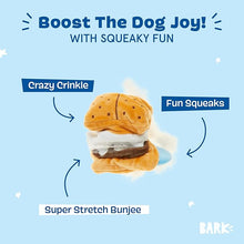 Bark squeak it s’mores dog toy