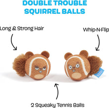 Bark squeak it squirrel dog toy