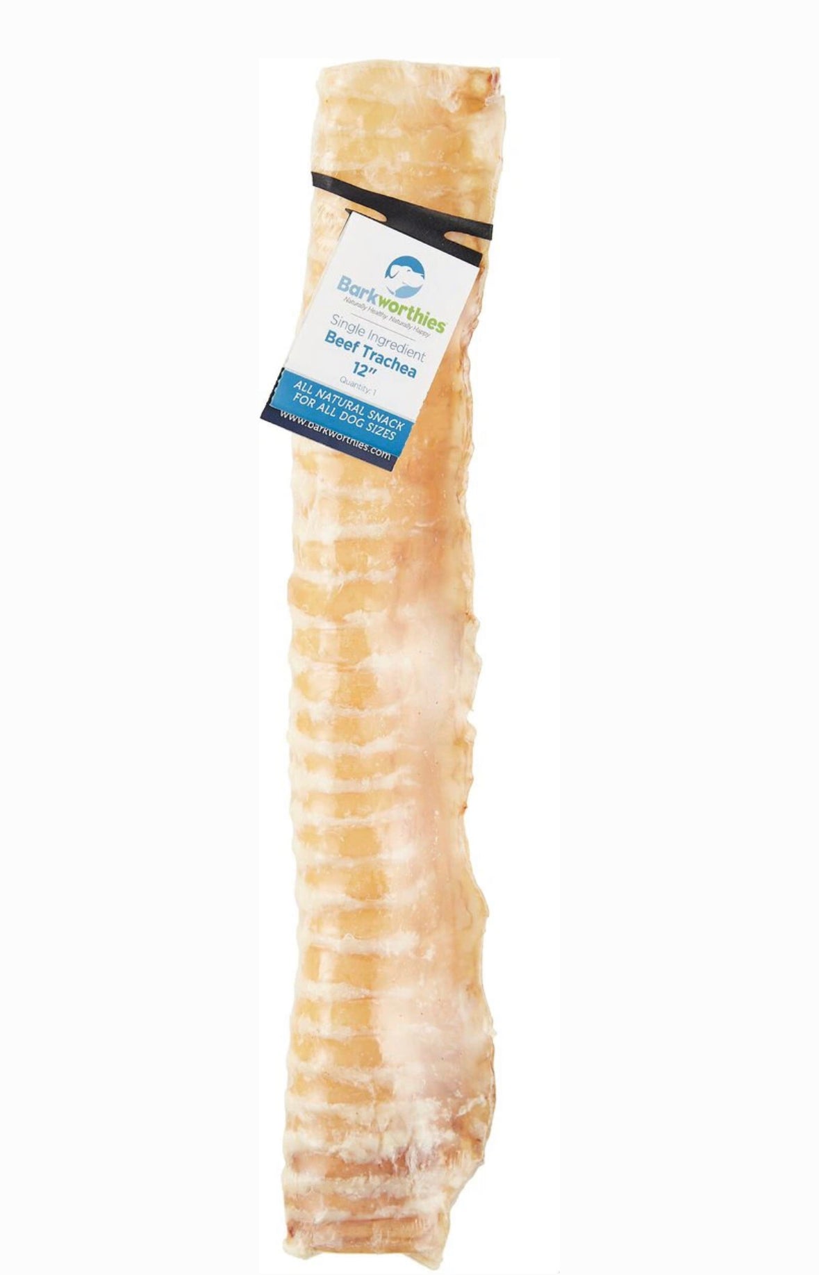Barkworthies beef trachea 12’ dog treat
