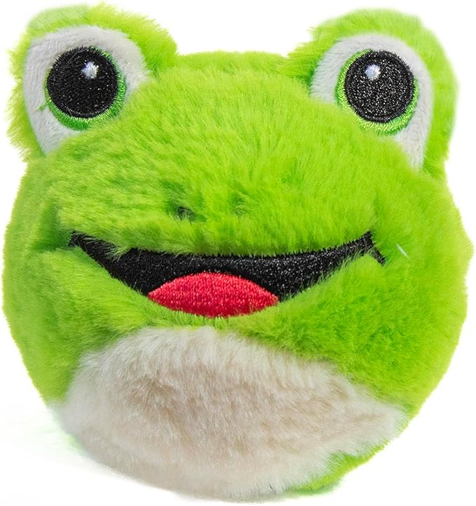 Beanie bouncers dog ball green jumper