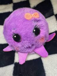 Beanie bouncers dog ball purple leggy