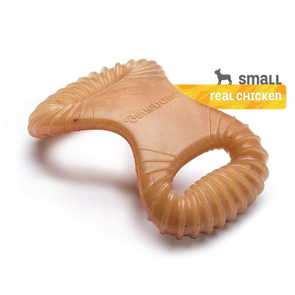 Benebone Dental Durable Dog Chew Toy for Aggressive Chewers, Real Chicken, Made in USA, Small - dental dog chew - 854111004156