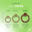 Benebone Ring Durable Dog Chew Toy for Aggressive Chewers, Real Bacon, Made in USA, Large - dental dog chew - 810054210627