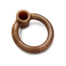 Benebone Ring Durable Dog Chew Toy for Aggressive Chewers, Real Bacon, Made in USA, Medium - dental dog chew - 854111004958